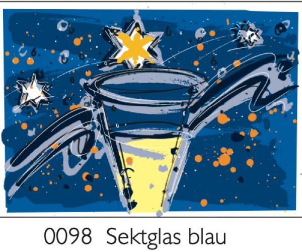 0098 sektglas blau
